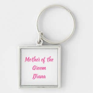 Mutter der Groom Geschenke Individuelle Name Hochz Schlüsselanhänger