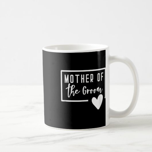 Mutter der Groom-Herz-Mama Hochzeit Bachelorette Kaffeetasse (Rechts)