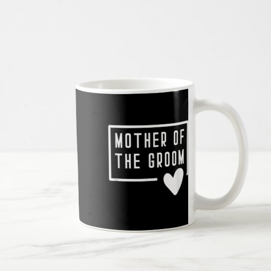 Mutter der Groom-Herz-Mama Hochzeit Bachelorette Kaffeetasse (Rechts)
