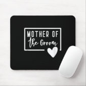 Mutter der Groom-Herz-Mama Hochzeit Bachelorette Mousepad (Mit Mouse)