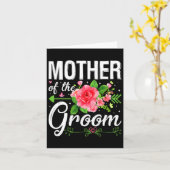 Mutter der Groom Hochzeit Verlobung Mother's Da Karte (Gelbe Blume)