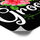 Mutter der Groom Hochzeit Verlobung Mother's Da Poster (Ecke)