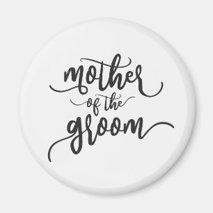 Mutter der Groom-Hochzeitkalligraphie   Magnet
