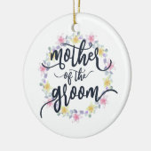 Mutter der Groom-Hochzeitkalligraphie | Ornament (Links)