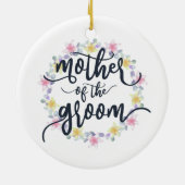 Mutter der Groom-Hochzeitkalligraphie | Ornament (Hinten)