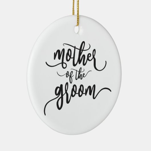 Mutter der Groom-Hochzeitkalligraphie | Ornament (Rechts)