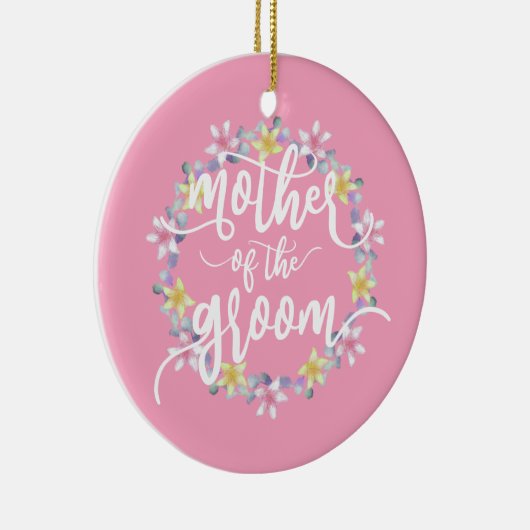 Mutter der Groom-Hochzeitkalligraphie | Ornament (Rechts)