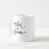 Mutter der Groom-Hochzeitkalligraphie | TASSE (Vorderseite Links)