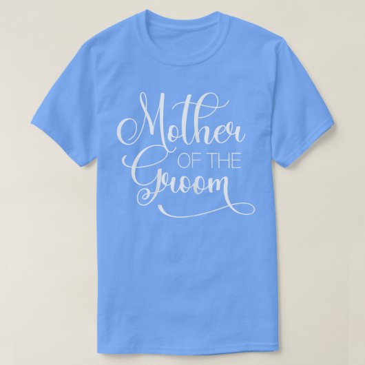 Mutter der Groom-Hochzeitsfeier, Mutter T-Shirt (Design vorne)