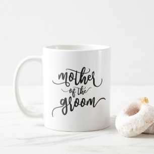 Mutter der Groom-Hochzeitskalligrafie  Tasse
