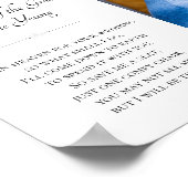 Mutter der Groom in Heaven Foto Gedenkfeier Hochze Poster (Ecke)