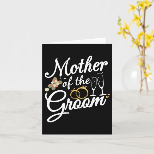 Mutter der Groom Mama Geschenke für Hochzeit oder  Karte (Gelbe Blume)