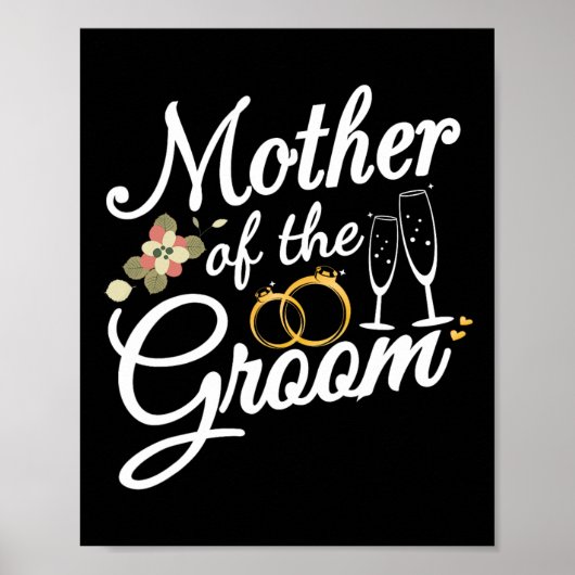 Mutter der Groom Mama Geschenke für Hochzeit oder  Poster (Vorne)