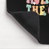 Mutter der Groom Mama Groovy Bachelor Party Hochze Mousepad (Ecke)