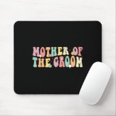 Mutter der Groom Mama Groovy Bachelor Party Hochze Mousepad (Mit Mouse)