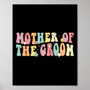 Mutter der Groom Mama Groovy Bachelor Party Hochze Poster