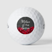 Mutter der Groom Marsala Burgund Bläserin Golfball (Vorderseite)