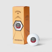 Mutter der Groom Marsala Burgund Bläserin Golfball (Verpackungen)
