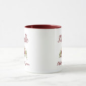 Mutter der Groom Marsala Rosa Blumenzange Tasse (Zentrum)