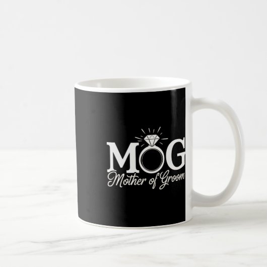 Mütter der Groom Mob Mog Mama Wedding Bac Kaffeetasse (Rechts)