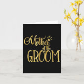Mutter der Groom Mog Wedding Party Bride Karte (Gelbe Blume)
