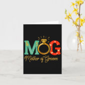 Mutter der Groom Mütter Tag Frauen Mama Karte (Gelbe Blume)