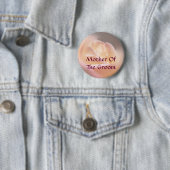 Mutter der Groom-Rose-Blume Hochzeitsknopf Button (Beispiel)
