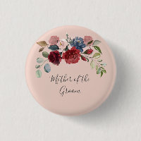 Mutter der Groom Rustic Burgundy Blumen Custom