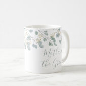 Mutter der Groom Rustic Eukalyptus Kaffeetasse (VorderseiteRechts)