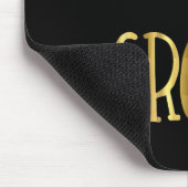 Mutter der Groom Shirt Hochzeitsfeier Gold Mousepad (Ecke)