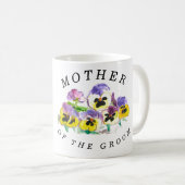 Mutter der Groom Stiefmütterchens Blumenzwiese Hoc Kaffeetasse (VorderseiteRechts)