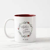 Mutter der Groom-Tasse | Rustikales Herbstblut Zweifarbige Tasse (Links)