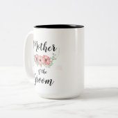 Mutter der Groom-Tasse, weiß und schwarz Zweifarbige Tasse (Vorderseite Links)