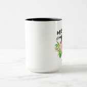 Mutter der Groom Wasserfarbe Personalisiert Tasse (Zentrum)