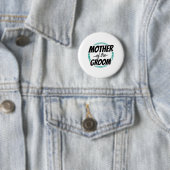 Mutter der Groom Wedding Party Bachelor Mama Mama Button (Beispiel)