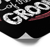 Mutter der Groom Wedding Party Bachelor Mama Mama Poster (Ecke)