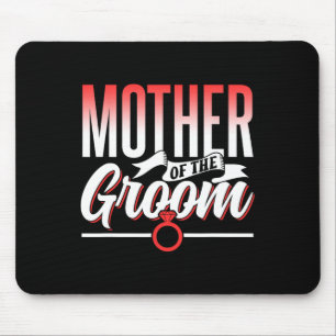 Mutter der Groom Wedding Party Bachelor-Redewendun Mousepad
