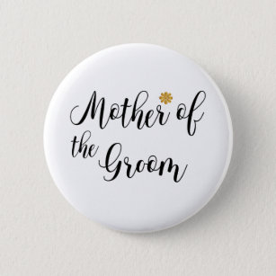 Mutter der Groom Wedding Party Button-Back-Taste Button