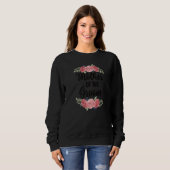 Mutter der Groom Wedding Party Dusche Mama Sweatshirt (Vorne ganz)