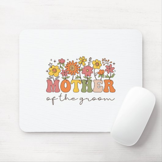 Mutter der Groom Wildblume Blumenstuhl Par Mousepad (Mit Mouse)