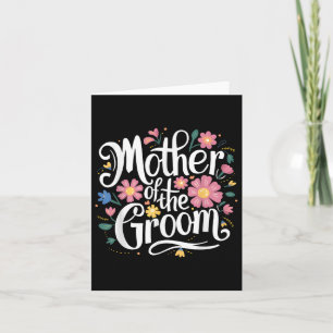 Mutter der Groomflora von der Braut für Hochzeit Karte