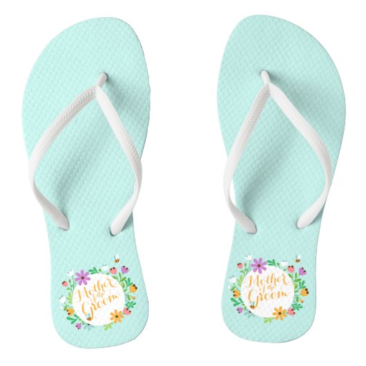 Mutter der Groomhochzeit | Flip Flops Badesandalen (Fußbett)