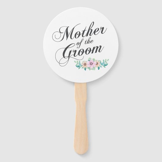 Mutter der Groomhochzeit | Handfächer (Vorderseite)