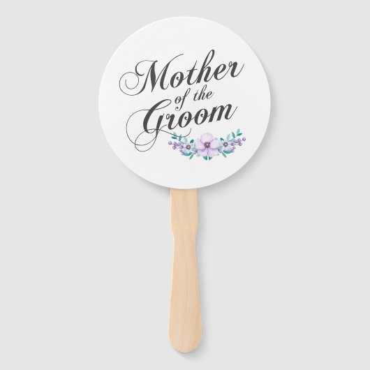 Mutter der Groomhochzeit | Handfächer (Vorderseite)