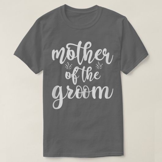 Mutter der Groommatching Wedding und Ba T-Shirt (Design vorne)