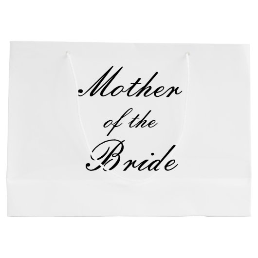 Mutter der großen Bride-Geschenktasche Große Geschenktüte (Rückseite)