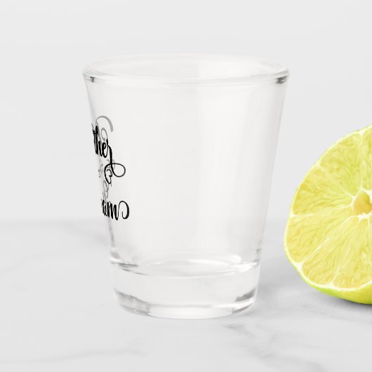 Mutter der Hochzeit am Boden Schnapsglas (Rechts)