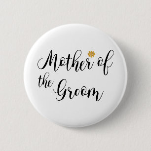 Mutter der Hochzeit, Name Tag Button
