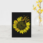 Mutter der Hochzeitsblume der Mama Sonnenblume Karte (Gelbe Blume)