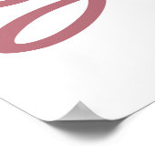 Mutter der Hochzeitsfamilie der Groom Poster (Ecke)